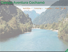 Tablet Screenshot of campo-aventura.com